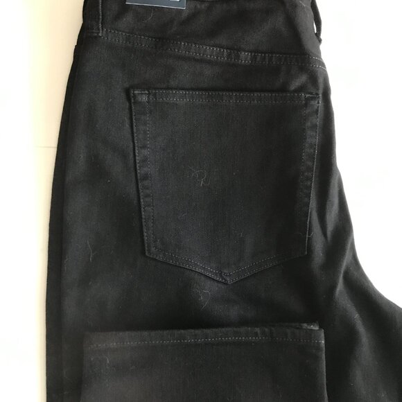 J Crew Factory Curvy essential straight black jean in all-day stretch size 31 - Picture 7 of 11